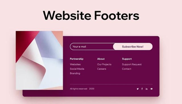 Footer là gì? Một số lưu ý thiết kế Footer đẹp cho website