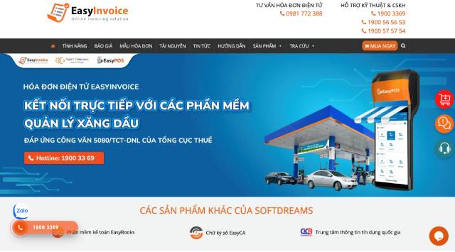 Softdreams và đơn vị cung cấp hóa đơn điện tử EasyInvoice