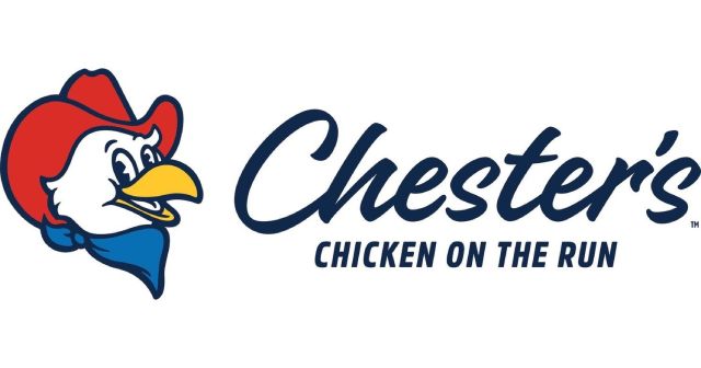 Mẫu logo con gà của Chester’s Chicken on the run