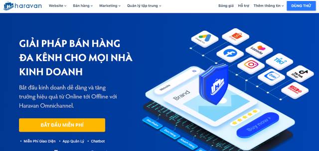 Công ty thiết kế website uy tín tại Hà Nội Haravan