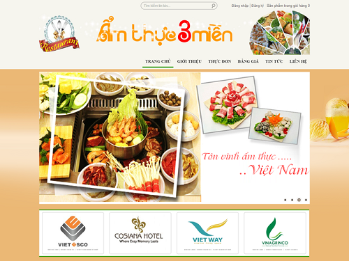 Thiết kế website nhà hàng ẩm thực theo yêu cầu