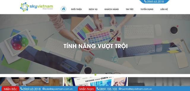 Công ty thiết kế website uy tín tại Hà Nội Sky Việt Nam