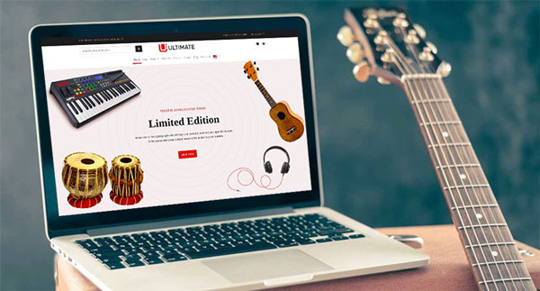 Thiết kế website bán nhạc cụ chuyên nghiệp