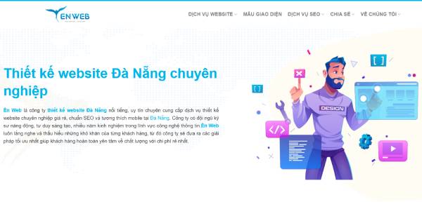 Enweb là một công ty thiết kế website nổi tiếng uy tín tại Đà Nẵng