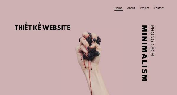 Thiết kế website tối giản - Khám phá xu hướng thiết kế Minimalism