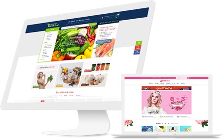 Thiết kế web bán hàng của Megaweb cho phép tùy biến giao diện khi hiển thị